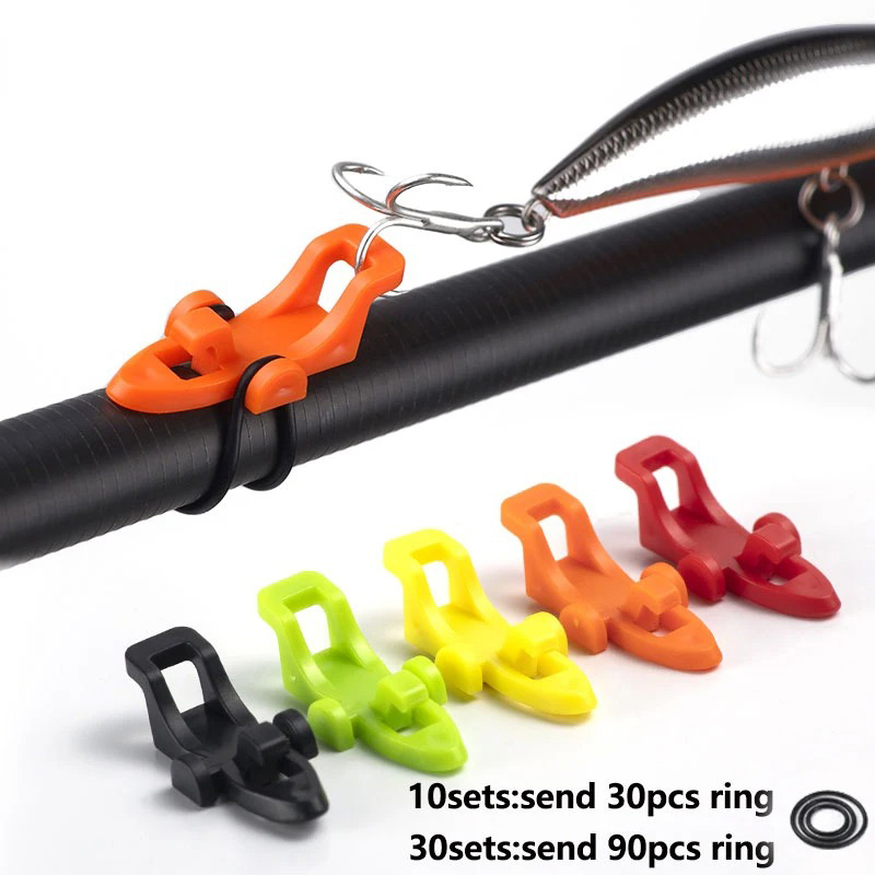 Fishing Equipment Basics - 1-10pcs Fishing Rod Pole Hook Keeper