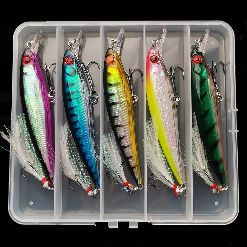 Fishing Equipment Basics - 5pcs/box Laser 3D Eyes Bionic Minnow