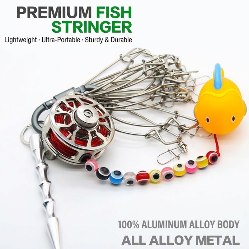 Fishing Equipment Online - Retractable Fishing Lock Clip Set, Stainless