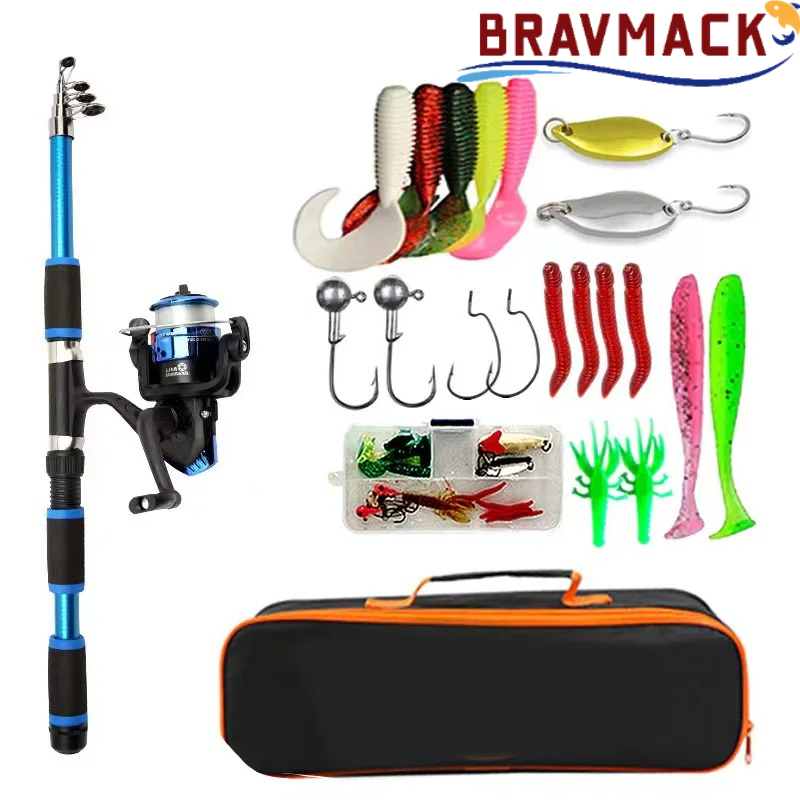 BRAVMACK Travel Telescopic Fis - đánh giá và giá Fishing Equipment Online