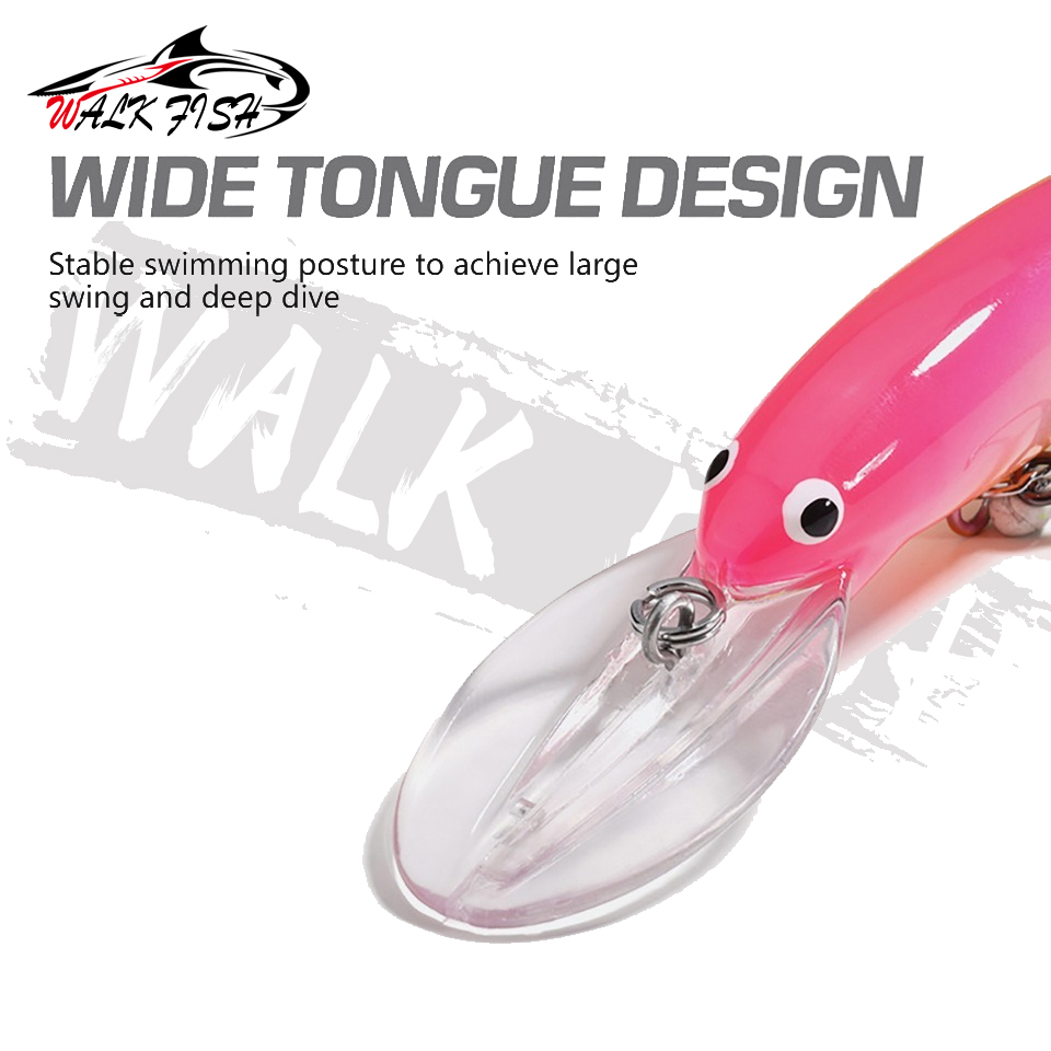 WALK FISH 12g 20g Floating Big - đánh giá và giá Quality Fishing Equipment