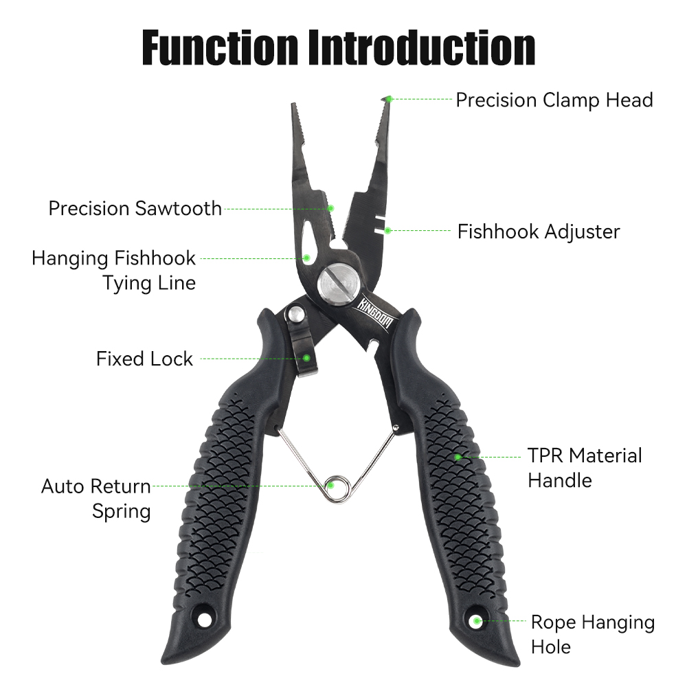 Kingdom Fishing Pliers Multifu - đánh giá và giá Fishing Equipment Basics