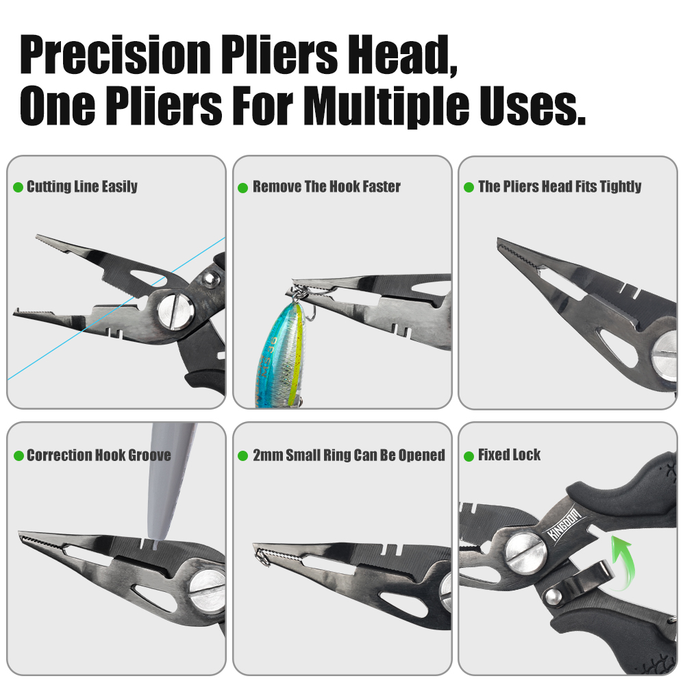 Kingdom Fishing Pliers Multifu - đánh giá và giá Fishing Equipment Basics
