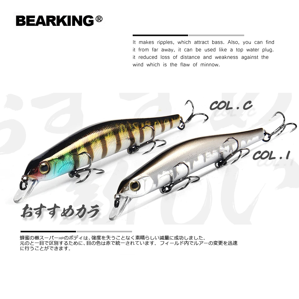 BEARKING 11cm 17g magnet syste - đánh giá và giá Quality Fishing Equipment