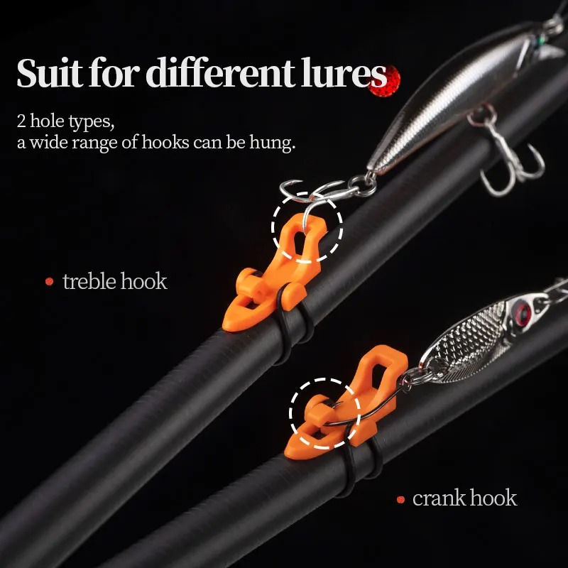 1-10pcs Fishing Rod Pole Hook  - đánh giá và giá Fishing Equipment Basics