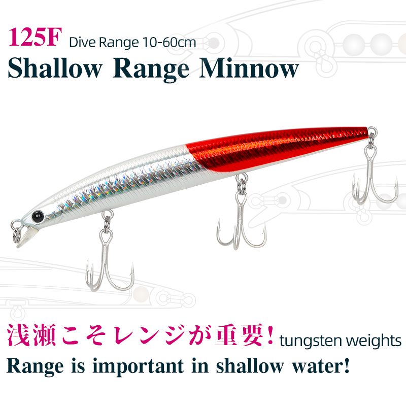TSURINOYA Mồi Dụ Cá DW72 125Mm - đánh giá và giá Quality Fishing Equipment