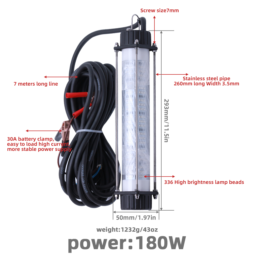 1 PC High-power Fish Underwate - đánh giá và giá Fishing Equipment And Accessories