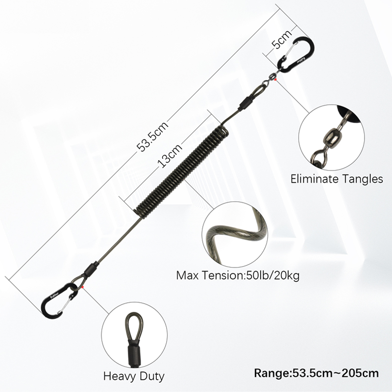 fishing tools Coiled Lanyards  - đánh giá và giá Fishing Equipment And Gear