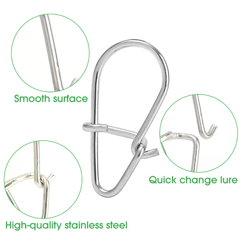 100PCS Stainless Steel Fishing - đánh giá và giá Fishing Equipment Basics