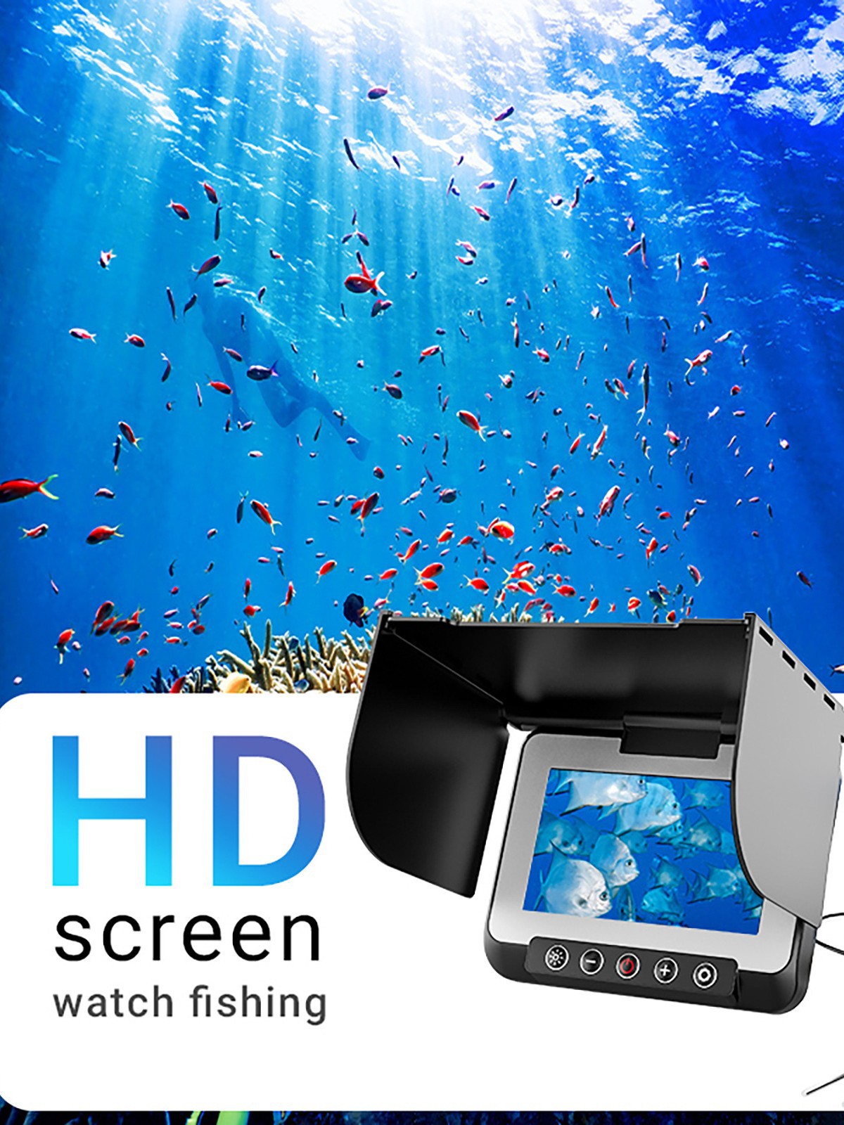 4.3 Inch HD Screen Visual Fish - đánh giá và giá Underwater Fishing Camera