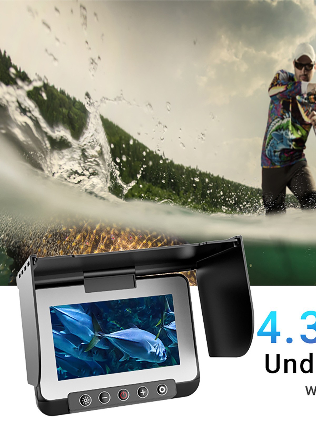 4.3 Inch HD Screen Visual Fish - đánh giá và giá Underwater Fishing Camera